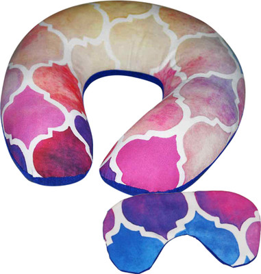 

GORDON Sublimation Printed Neck Pillow And Eye Mask Combo Neck Pillow & Eye Shade(Multicolor)