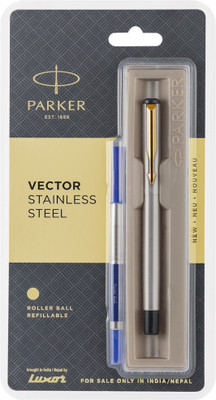 

Parker VECTOR SS GT Roller Ball Pen + Free Key Chain Pen Gift Set