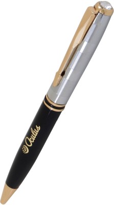 

Oculus Mosaic-0920 Diamond Studded on crown, Executive Style Heavy Body Signature Metal Ball Pen