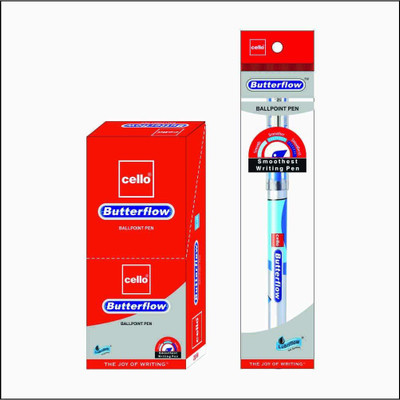 Cello Butterflow Ball Ball Pen(Pack of 40)