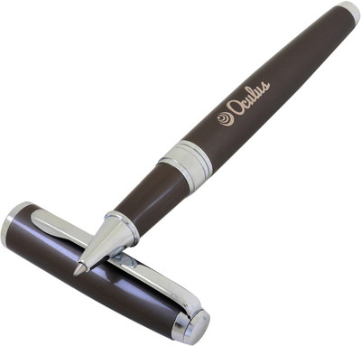 

Oculus Impact 0527 Glossy Look, Designer Gun-Metal and Silver Combination metallic Roller Ball Pen