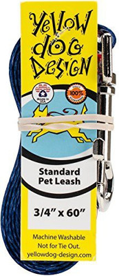 

Yellow Dog Dog Collar & Leash(, Multicolor