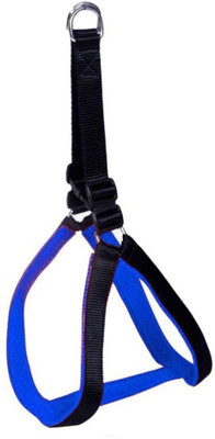 

PET HUB Dog Standard Harness(, BLACK 0.75 INCH NYLON MATERIAL WITH PADDED BODY HARNESS FOR  PET, Black 0.75 inch nylon material with padded body harness for small pet