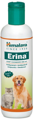 

Himalaya Anti-dandruff Himalaya Erina Coat Cleanser Anti-Bactirial,Anti-Fungle,Anti-Pruritic Shampoo For Dogs & Cats By Pawsitively Pet Care - 450 ml Dog Shampoo(450 ml)