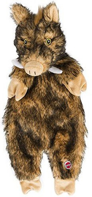 

Ethical Pets 54328 Furzz Boar Pet Squeak Toys Cotton Fetch Toy For Dog