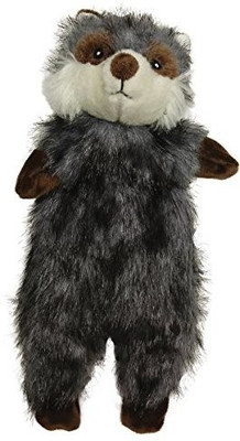 

Ethical Pets 54334 Furzz Raccoon Pet Squeak Toys Cotton Fetch Toy For Dog