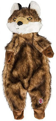 

Ethical Pets 54330 Furzz Fox Pet Squeak Toys Cotton Fetch Toy For Dog