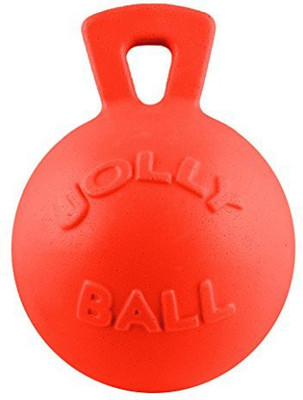 

Jolly Pets Tug-N-Toss Toy, Orange, 4.5" Cotton Fetch Toy For Dog