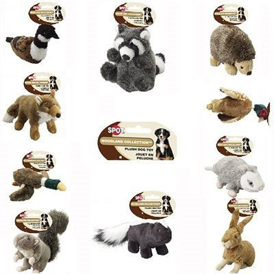 

Ethical Pet Woodland Series 12.5-Inch Raccoon Plush Dog Toy, Large Cotton Plush Toy For Dog