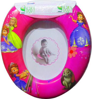 

VBaby Soft Comfortable Small Princess Cushion Toilet Seat Trainer Seat Potty Seat(Pink)