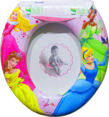 

VBaby Soft Comfortable Princess Cushion Toilet Seat Trainer Seat Potty Seat(Multicolor)