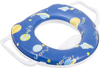 

Baybee Portable Potty Training Seat | Toddler Toilet Training Soft Potty Seat Ring | Fits Round and Oval Toilets for Boys and Girls Potty Seat(Blue)