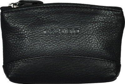 

Calfnero 1045-Black Coin Purse(Black)
