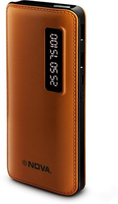 NOVA 12500 mAh Power Bank(Brown, Lithium-ion)
