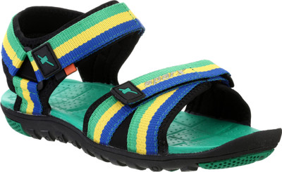 Sparx Men GreenBlack Sandals