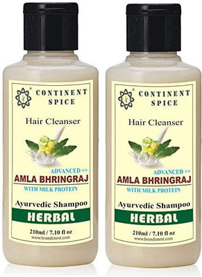 

Continent Spice Amla Bhringraj Shampoo Advanced++ with Milk Protein 210 ML (Pack of 2)(420 ml)