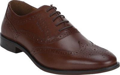 

Red Tape Leather Formal Brogue Brogues For Men(Brown, Teak