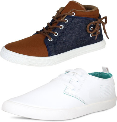 

Dagcros Sneakers For Men(Brown, Blue, Multicolour