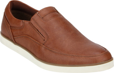 

Red Tape Casual Slip On Sneakers For Men(Brown, Tan