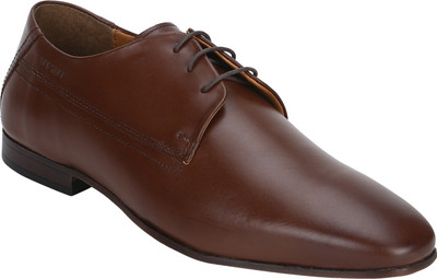 

Red Tape Leather Formal Derby For Men(Brown, Teak