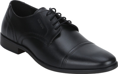 

Red Tape Leather Formal Derby For Men(Black