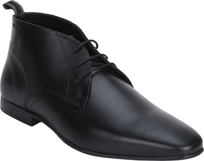 

Red Tape Leather Formal Derby For Men(Black