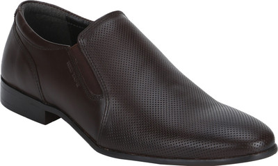 

Red Tape Leather Formal Slip On For Men(Brown
