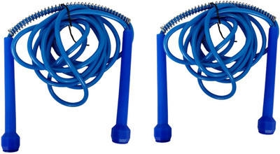 

RIYAAN pencil skipping rope blue spring Speed Skipping Rope(Blue, Length: 300 inch)