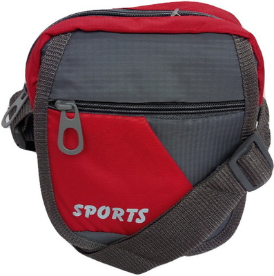 

Citizen Men & Women Sports, Casual, Formal Grey, Red Polyester Sling Bag