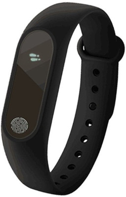 

Klick N Shop M2 Smart Fitness Band With Heart Rate Sensor for Android/iOS Devices(Black Strap, Size : Free Size)
