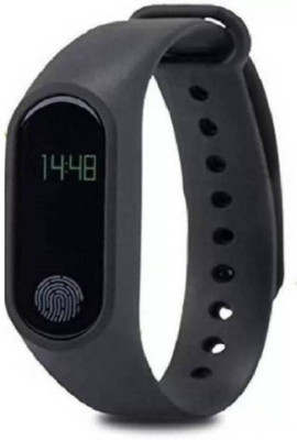 

Klick N Shop M2 Smart Fitness Band Activity Tracker with heart rate monitor(Black Strap, Size : Free Size)