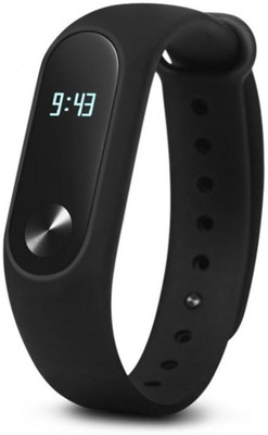 

Klick N Shop M2 Smart Fitness Band With Heart Rate Sensor/Pedometer Monitoring Functions Compatible For All Smartphones(Black Strap, Size : Free Size)