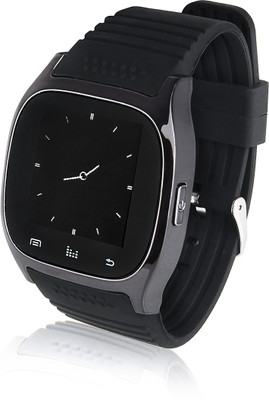 

Maxim Bluetooth SmartWatch Suitable For all Smartphone with Notifier, Stopwatch, Pedometer ( No Sim-Card SLOT) Smartwatch(Black Strap Free Size)
