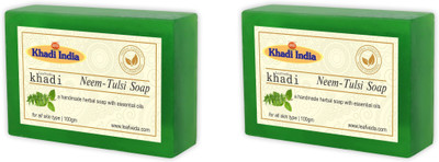 

Khadi Leafveda Neem-Tulsi Soap pack of 2(200 g, Pack of 2)
