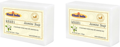 

Khadi Leafveda Jasmine Soap Pack of 2(250 g, Pack of 2)