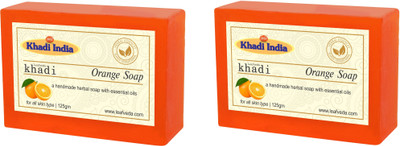 

Khadi Leafveda Orange Soap Pack of 2(250 g, Pack of 2)