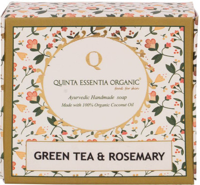 

Quinta Essentia Organic GreenTea & Rosemary Handmade Soap(100 g, Pack of 3)