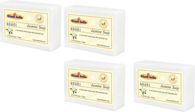 

Khadi Leafveda Jasmine Soap pack of 4(500 g, Pack of 4)