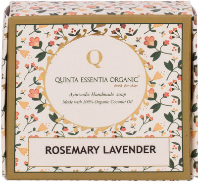 

Quinta Essentia Organic Rosemary Lavender Handmade Soap(100 g, Pack of 3)