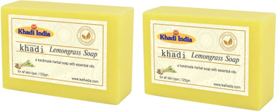 

Khadi Leafveda Chandan Haldi Soap Pack of 2(250 g, Pack of 2)