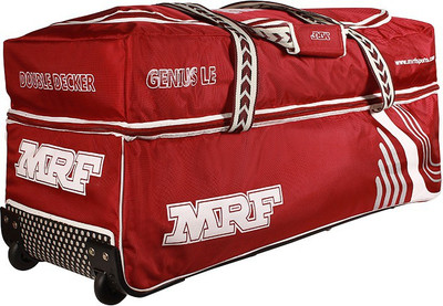 

MRF Cricket Kit Bag Genius Le (STANDARD)size Test Players bag, giant shape coffin bag(Red, Kit Bag)