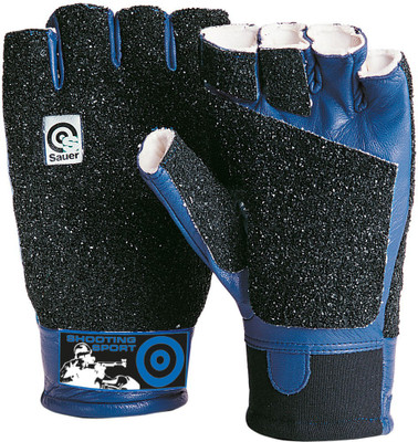 

Sauer VISOR Gym & Fitness Gloves (L, Blue), Blue & black