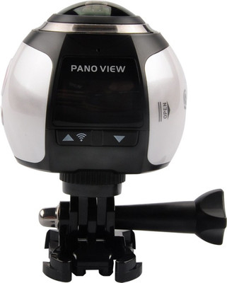 

A R Action camera 360 Degree Experience video action camera & sports camera Sports and Action Camera(Black, 16 MP), Silver
