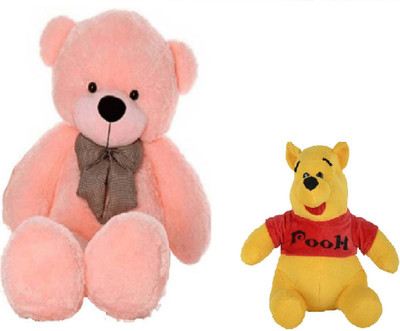 

Arvel 3 feet pink and pooh Jumbo teddy /high quality teddy / valentine teddy / anniversary gift teddy/ teddy for girlfriend - 94.10 cm(Pink, Yellow)