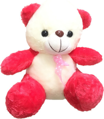 

CREATIVEVILLA CUTE CHERRY RED TEDDY BEAR STUFF PLUSH SOFT TOY - 30 cm(Multicolor)