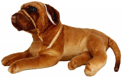 

CREATIVEVILLA CUTE BROWN DOG STUFFED PLUSH SOFT TOY - 32 cm(Multicolor)
