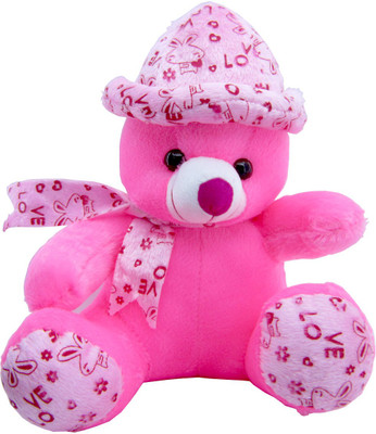 

Gift Decor Shop teddy bear for girls Brown-pink Teddy -Huggable Teddy Bear with cap for Girlfriend/Birthday Gift/Boy/Girl ( Pink, 41 cm) - 41 cm(Pink)