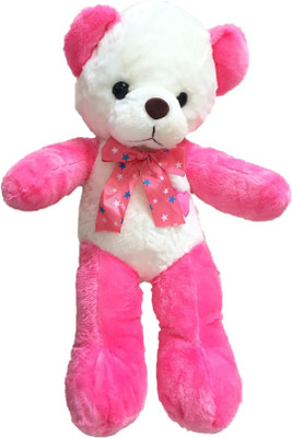 

CREATIVEVILLA CUTE PINK STANDING TEDDY BEAR STUFFED PLUSH SOFT TOY - 55 cm(Multicolor)