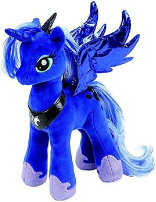 

ty Little Pony Princess Luna My Little Pony Plush, Regular - 10 inch(Blue)