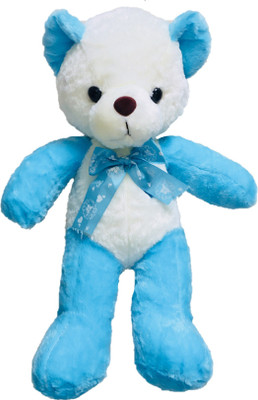 

CREATIVEVILLA CUTE BLUE STANDING TEDDY BEAR STUFFED PLUSH SOFT TOY - 55 cm(Multicolor)
